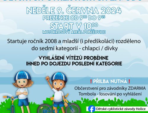 Dětské cyklistické závody – neděle 9. 6. 2024